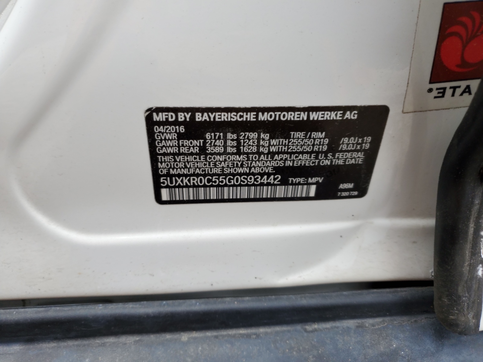 5UXKR0C55G0S93442 2016 BMW X5 xDrive35I