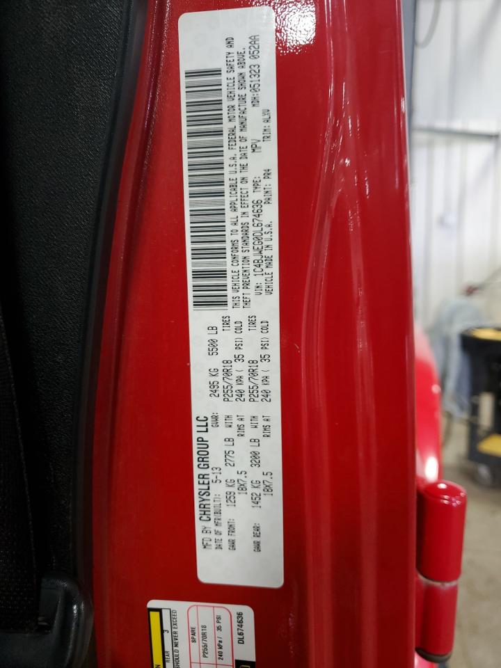 2013 Jeep Wrangler Unlimited Sahara VIN: 1C4BJWEG0DL674636 Lot: 50307214