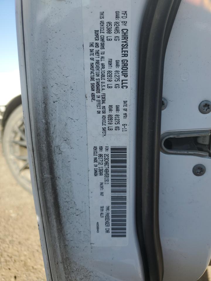 2011 Chrysler 300C VIN: 2C3CA6CT4BH591911 Lot: 50167384