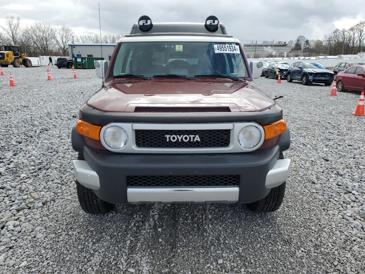 2010 Toyota Fj Cruiser VIN: JTEBU4BF3AK097444 Lot: 49551934