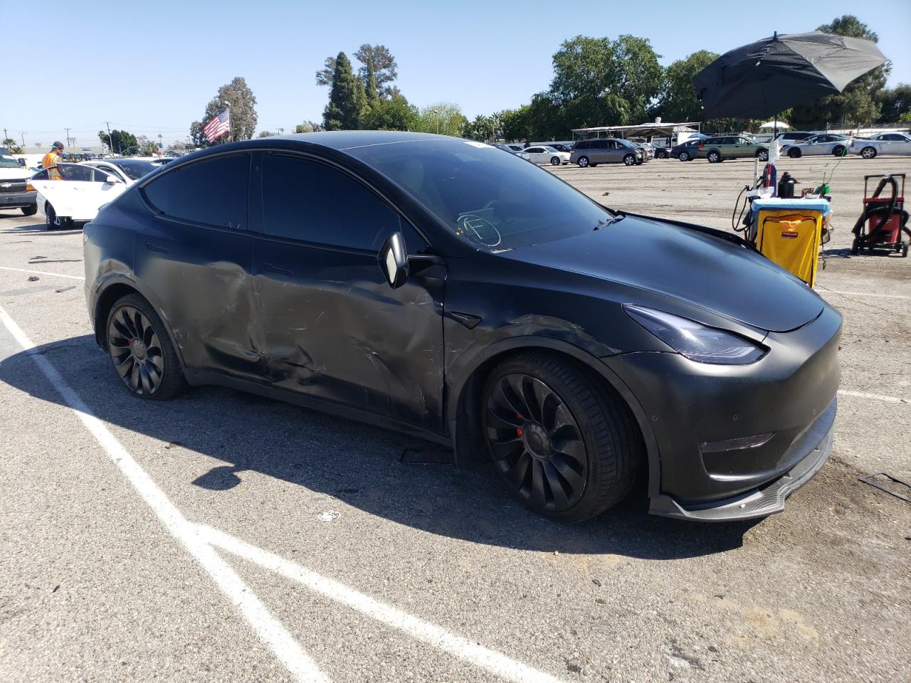 2022 Tesla Model Y VIN: 7SAYGDEF6NF574262 Lot: 50493254