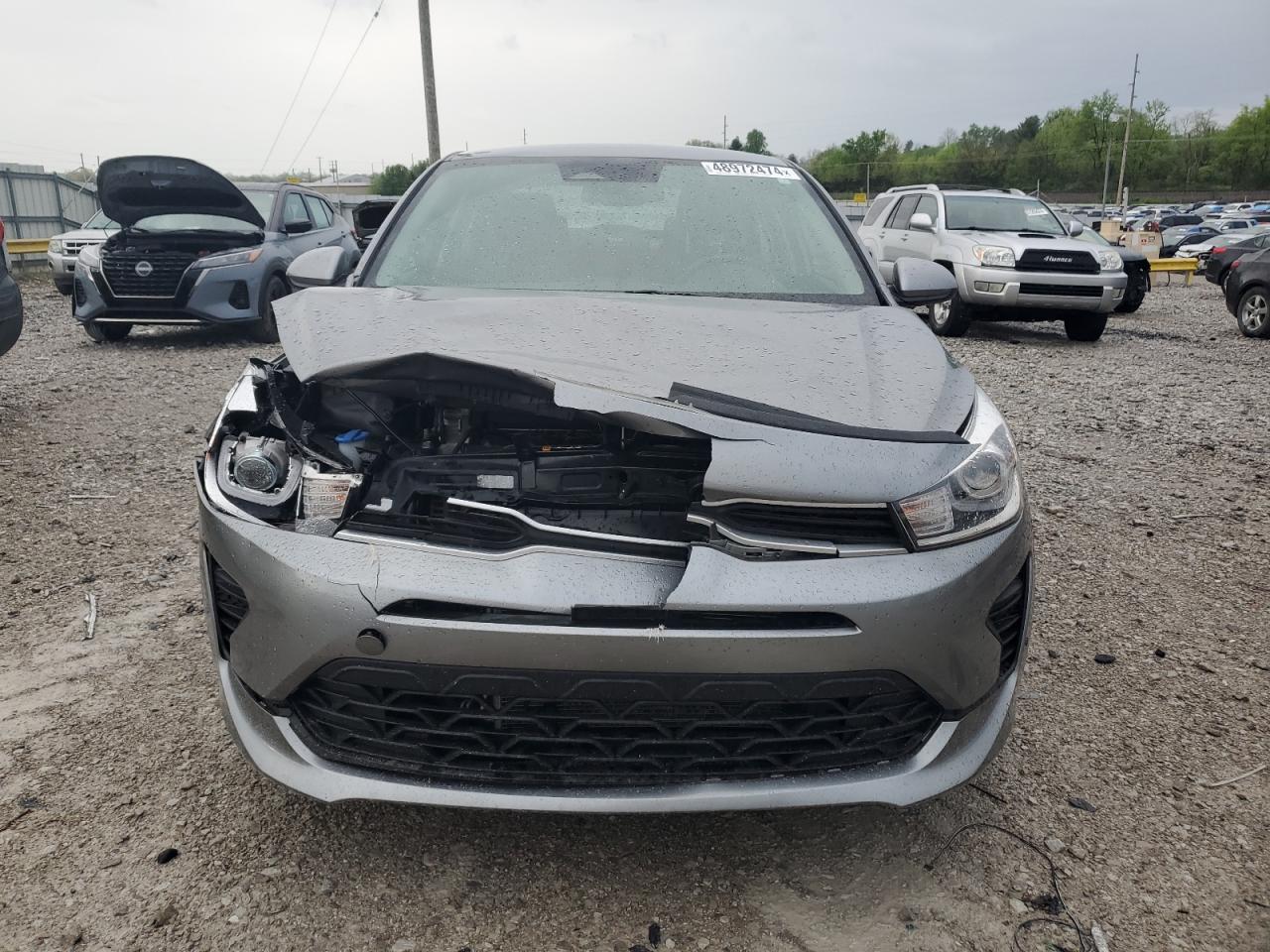 2021 Kia Rio Lx VIN: 3KPA24AD6ME375752 Lot: 48972474