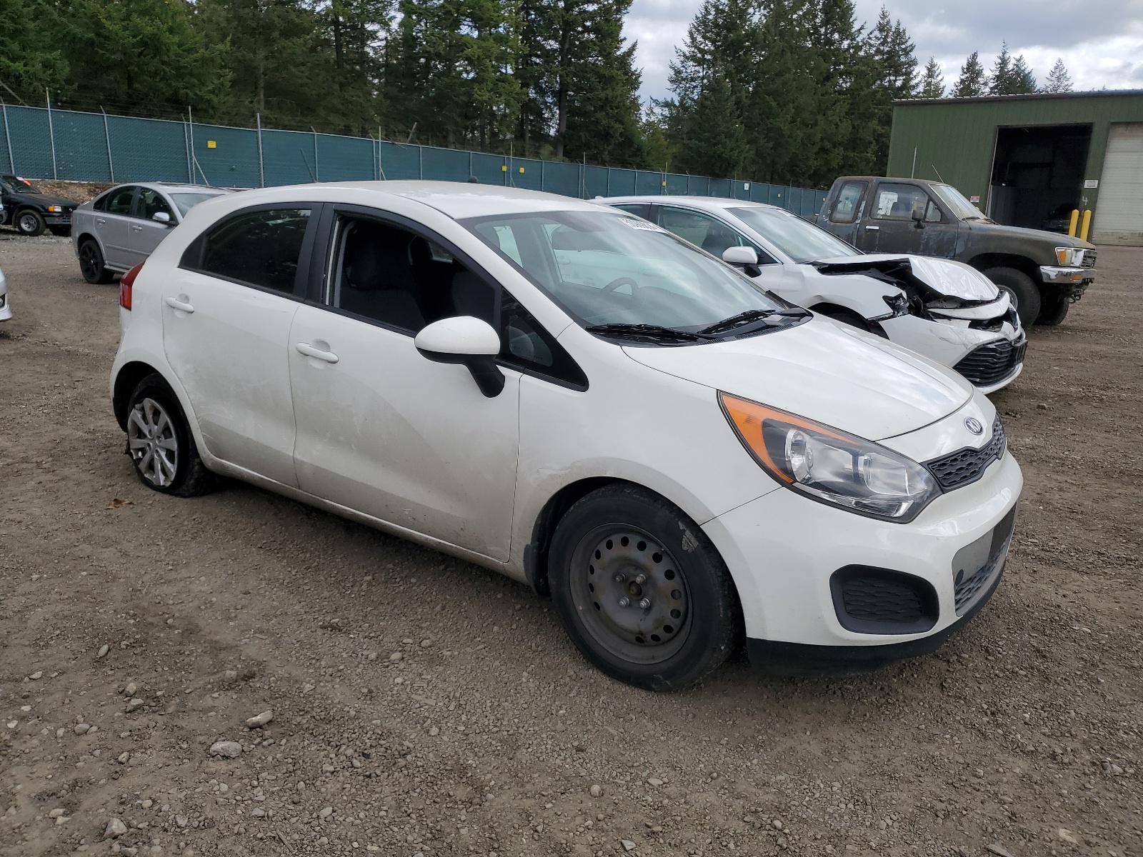 2014 Kia Rio Lx vin: KNADM5A3XE6333982