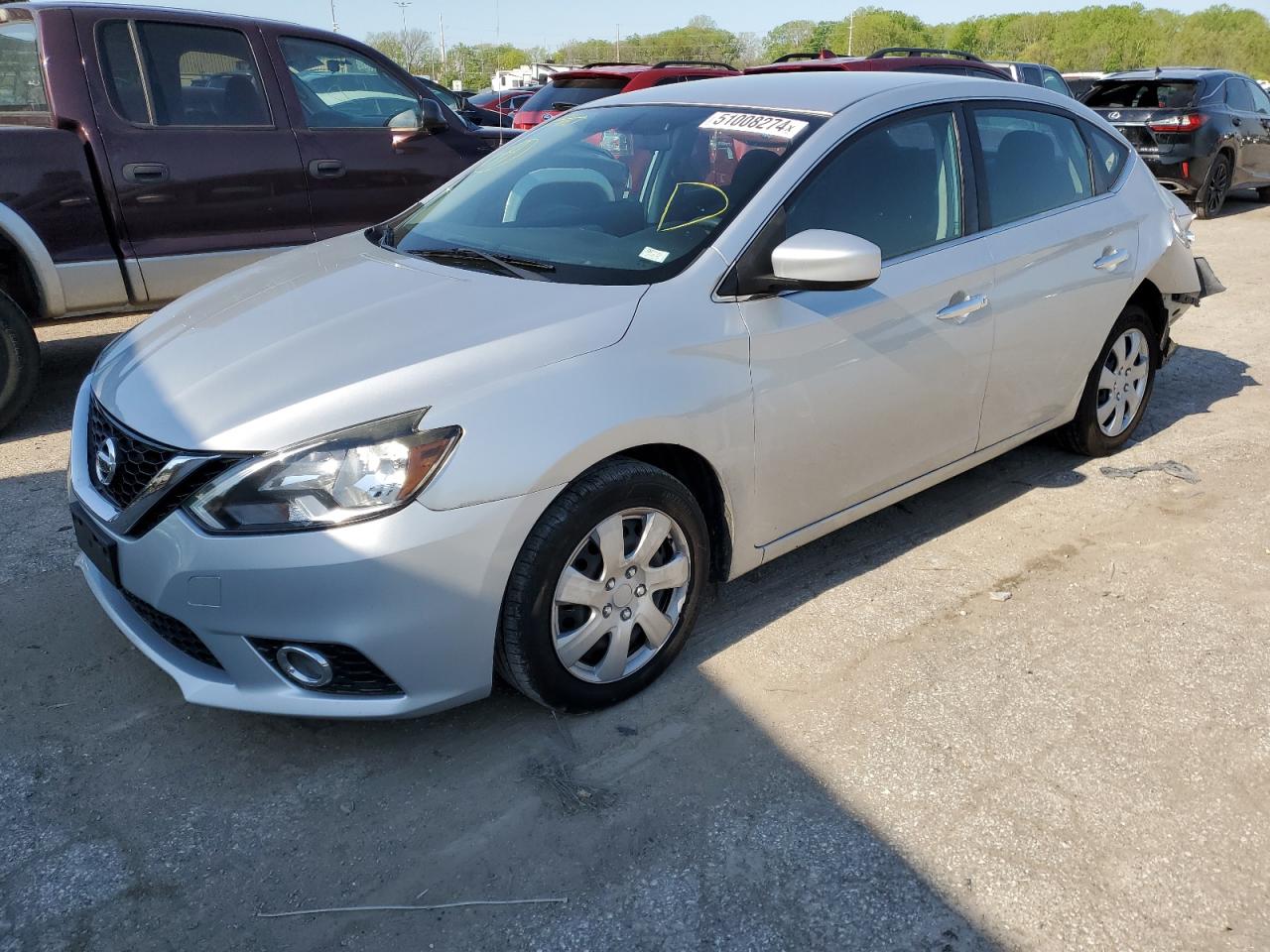 2018 Nissan Sentra S VIN: 3N1AB7AP3JY308602 Lot: 51008274