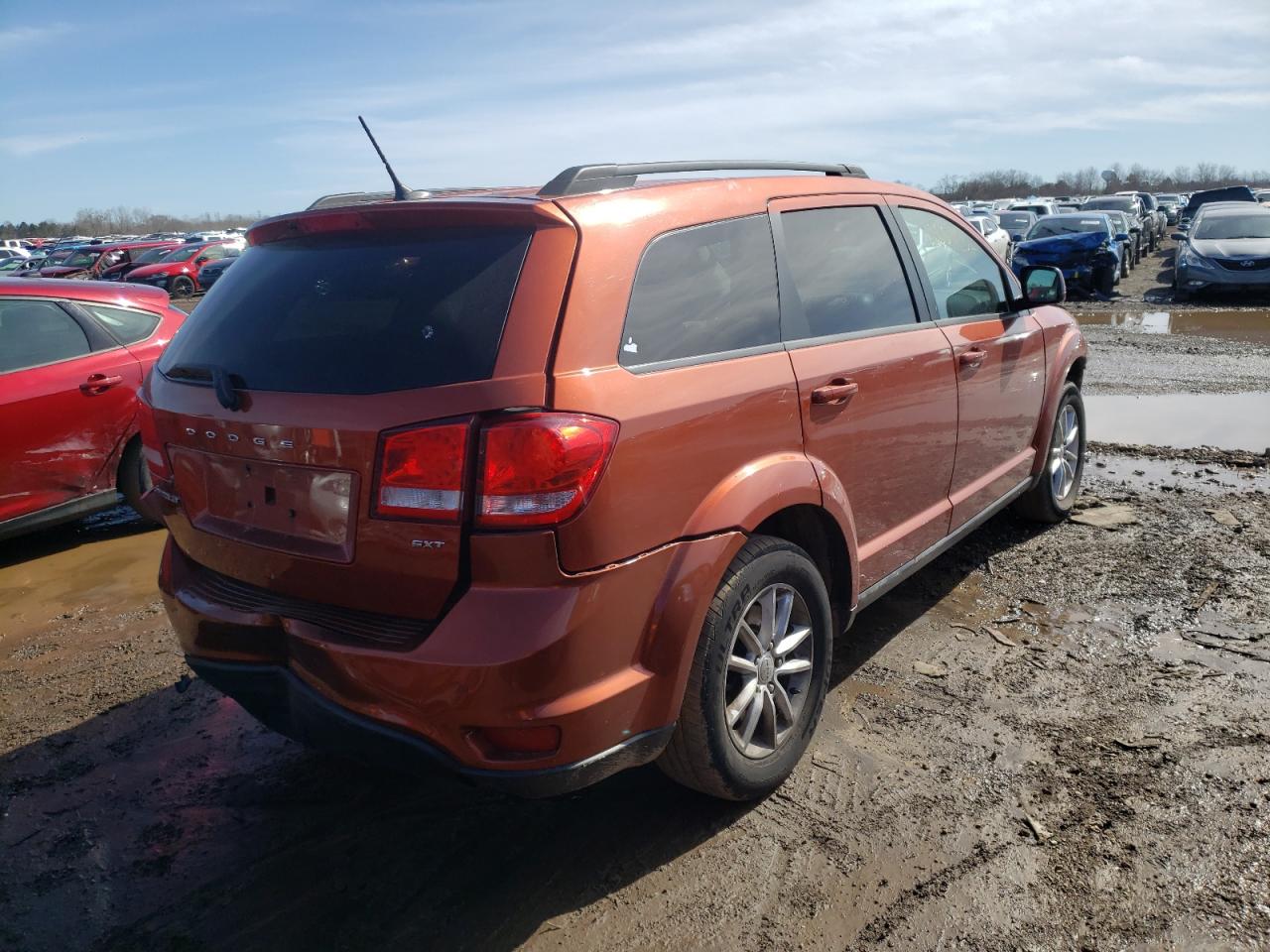 VIN 3C4PDCBB1ET144041 2014 DODGE JOURNEY no.3