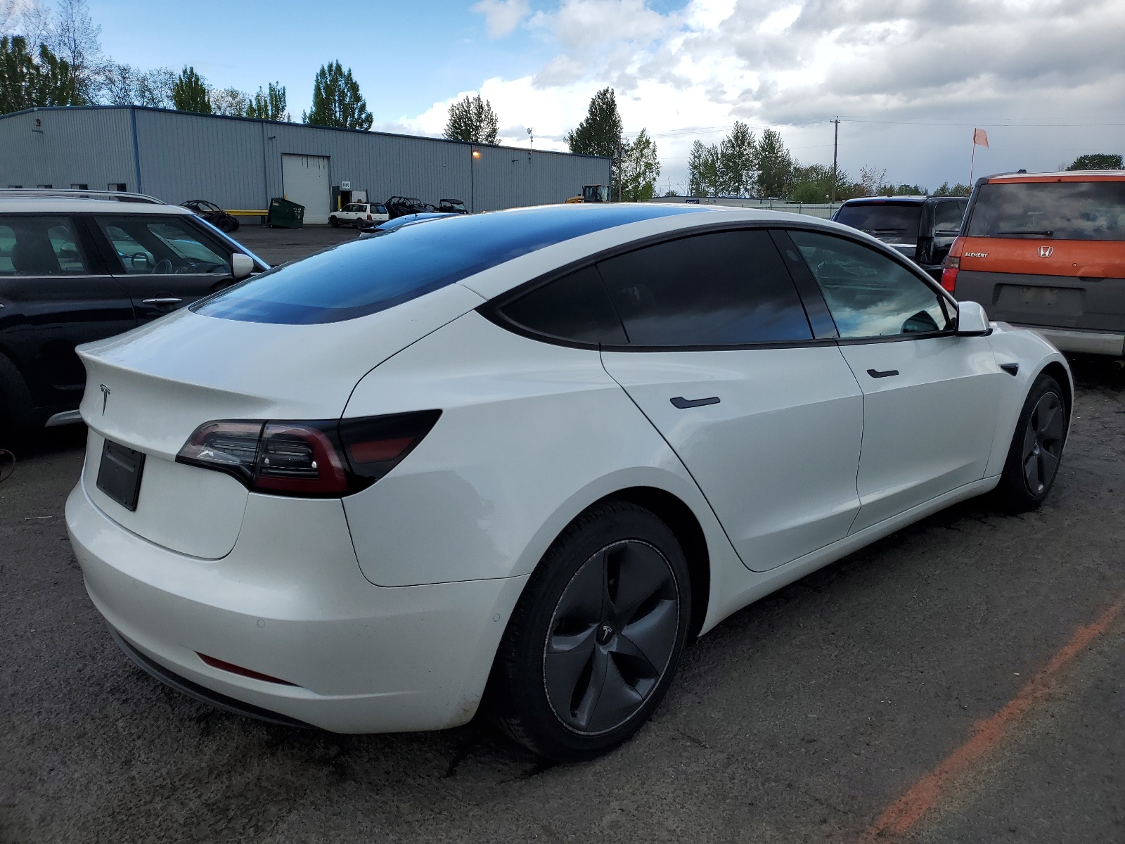 2021 Tesla Model 3 vin: 5YJ3E1EA1MF093527