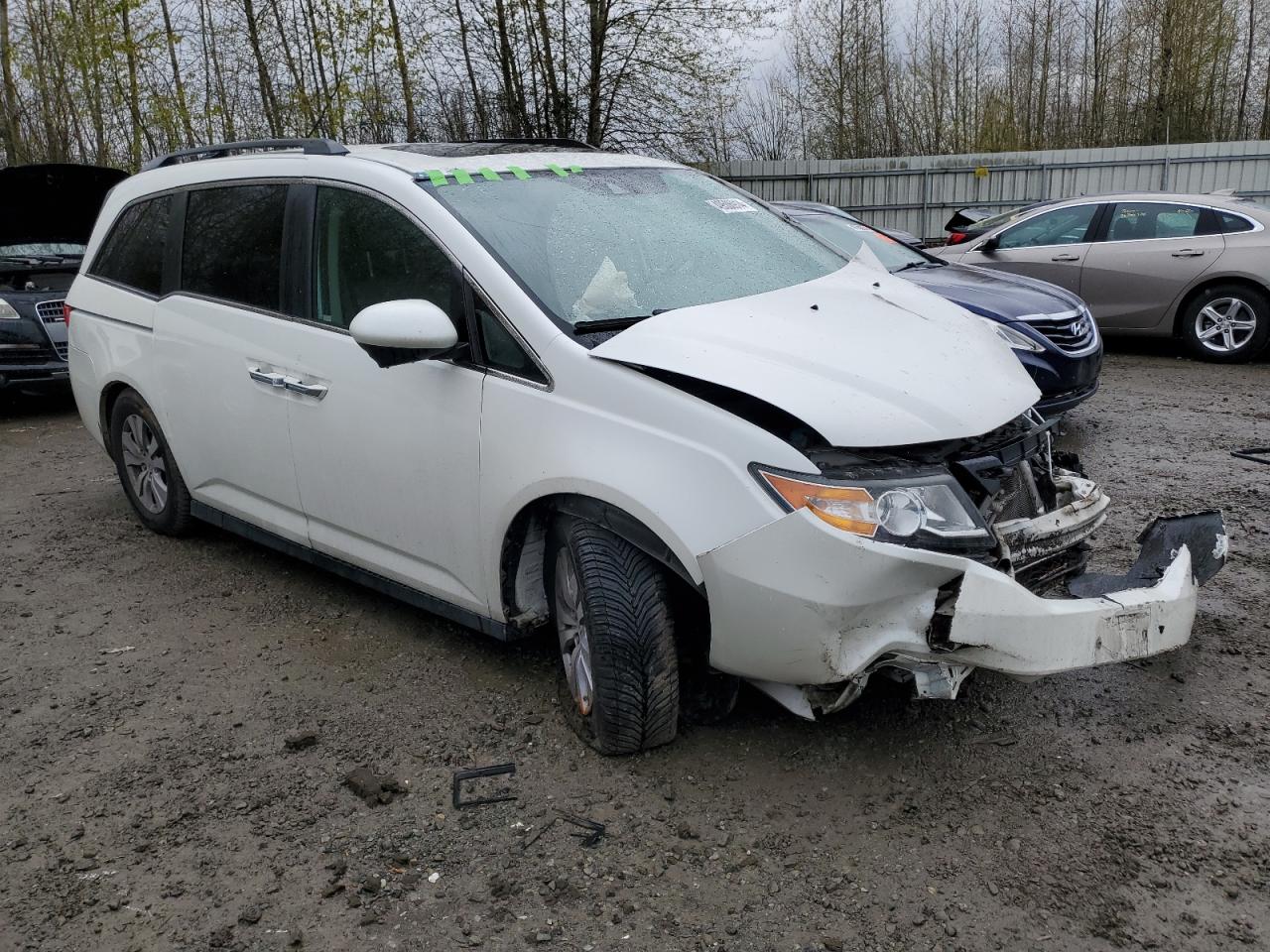 5FNRL5H64EB110238 2014 Honda Odyssey Exl