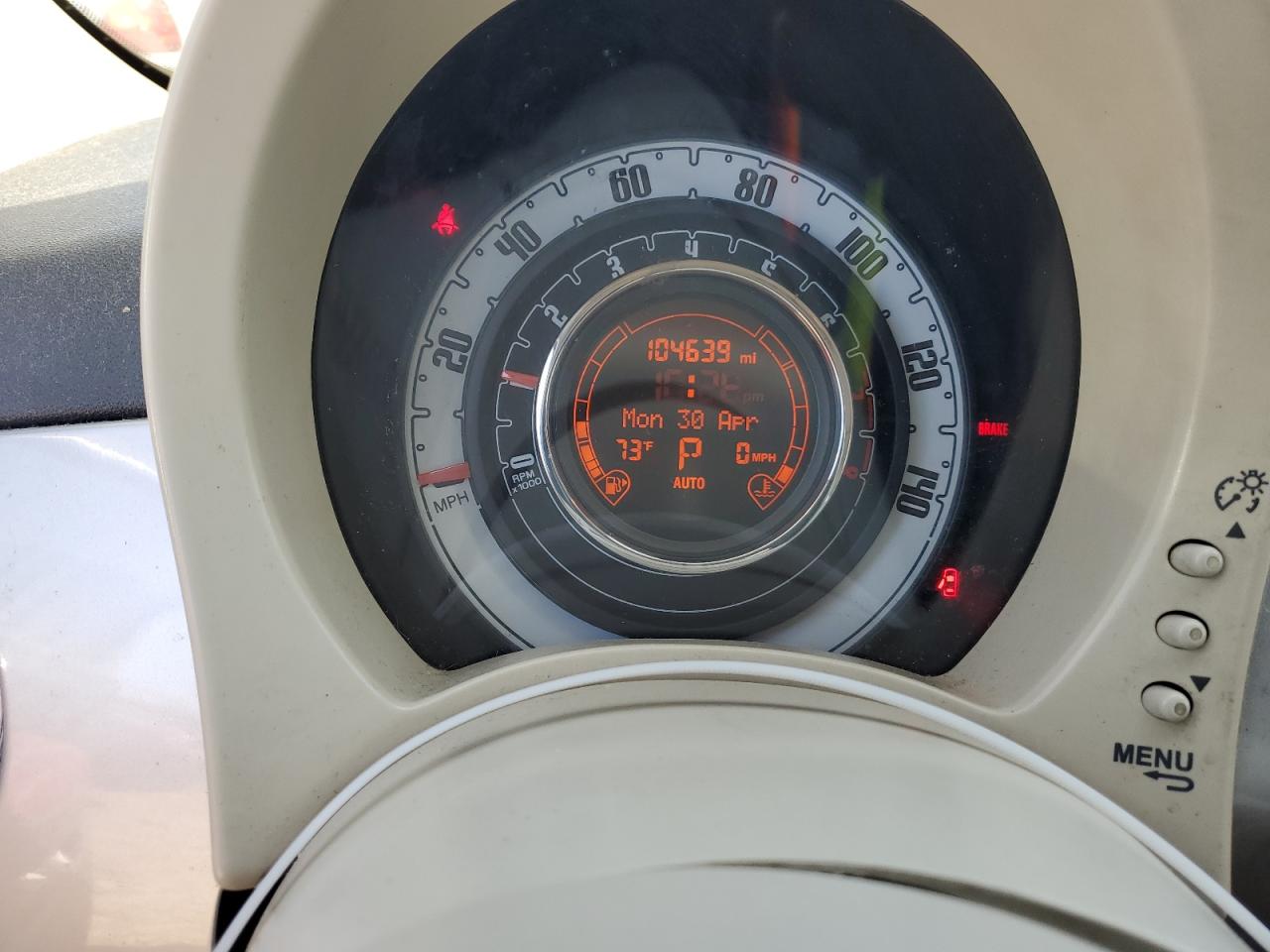 2013 Fiat 500 Lounge VIN: 3C3CFFCR9DT743102 Lot: 52425434