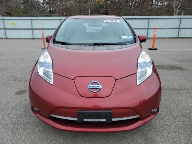  NISSAN LEAF 2013 Красный