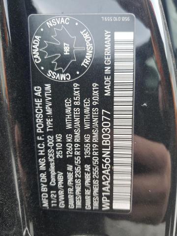 2022 PORSCHE MACAN   