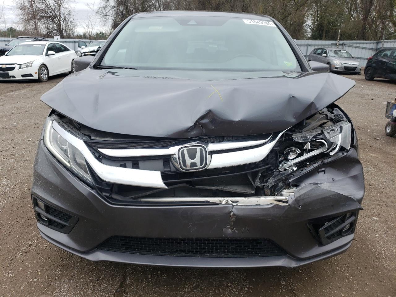 2018 Honda Odyssey Exl VIN: 5FNRL6H75JB029614 Lot: 51645984