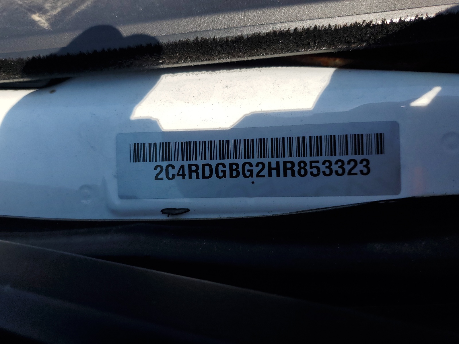 2C4RDGBG2HR853323 2017 Dodge Grand Caravan Se