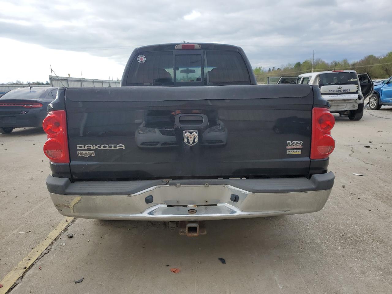 1D7HW58N08S633022 2008 Dodge Dakota Quad Laramie