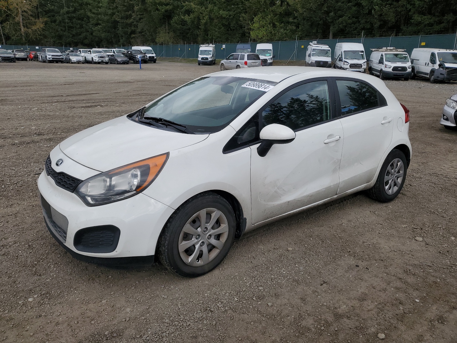 2014 Kia Rio Lx vin: KNADM5A3XE6333982