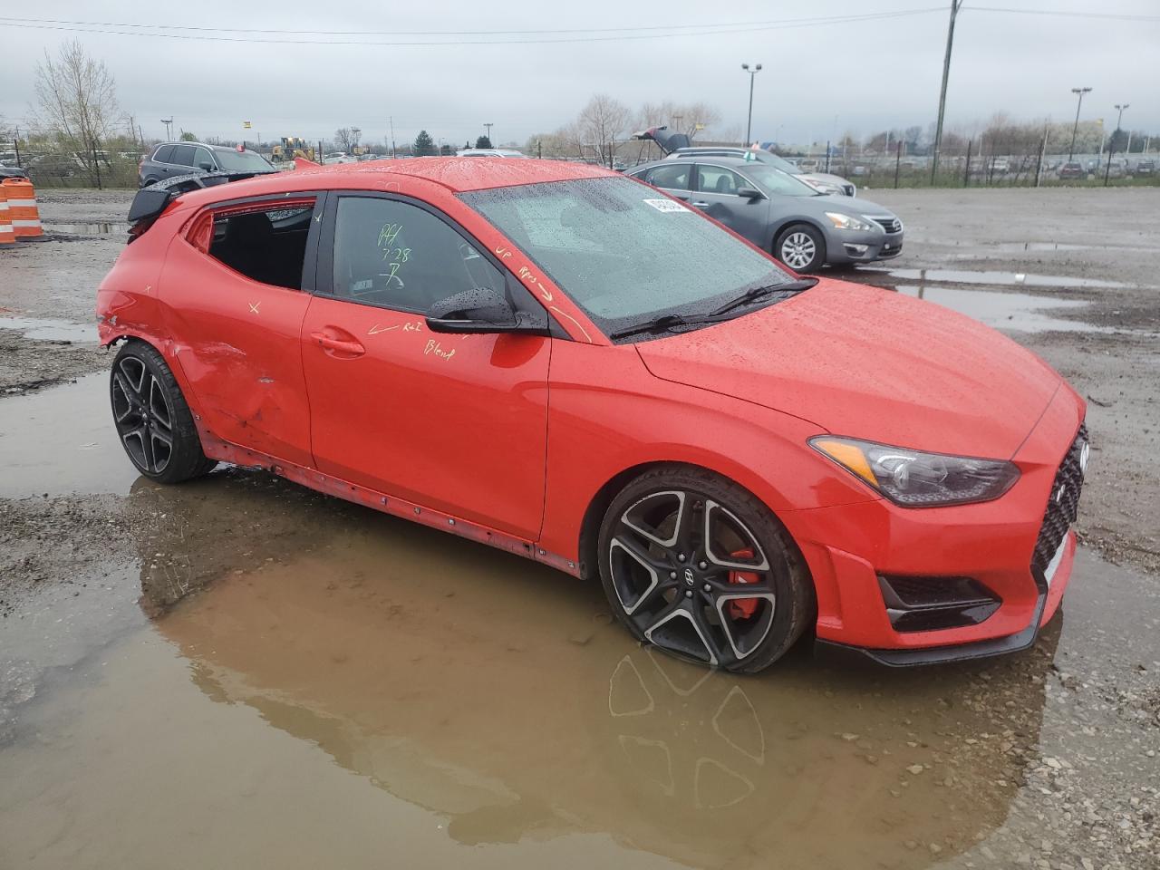 2021 Hyundai Veloster N VIN: KMHT36AH6MU009789 Lot: 49433404