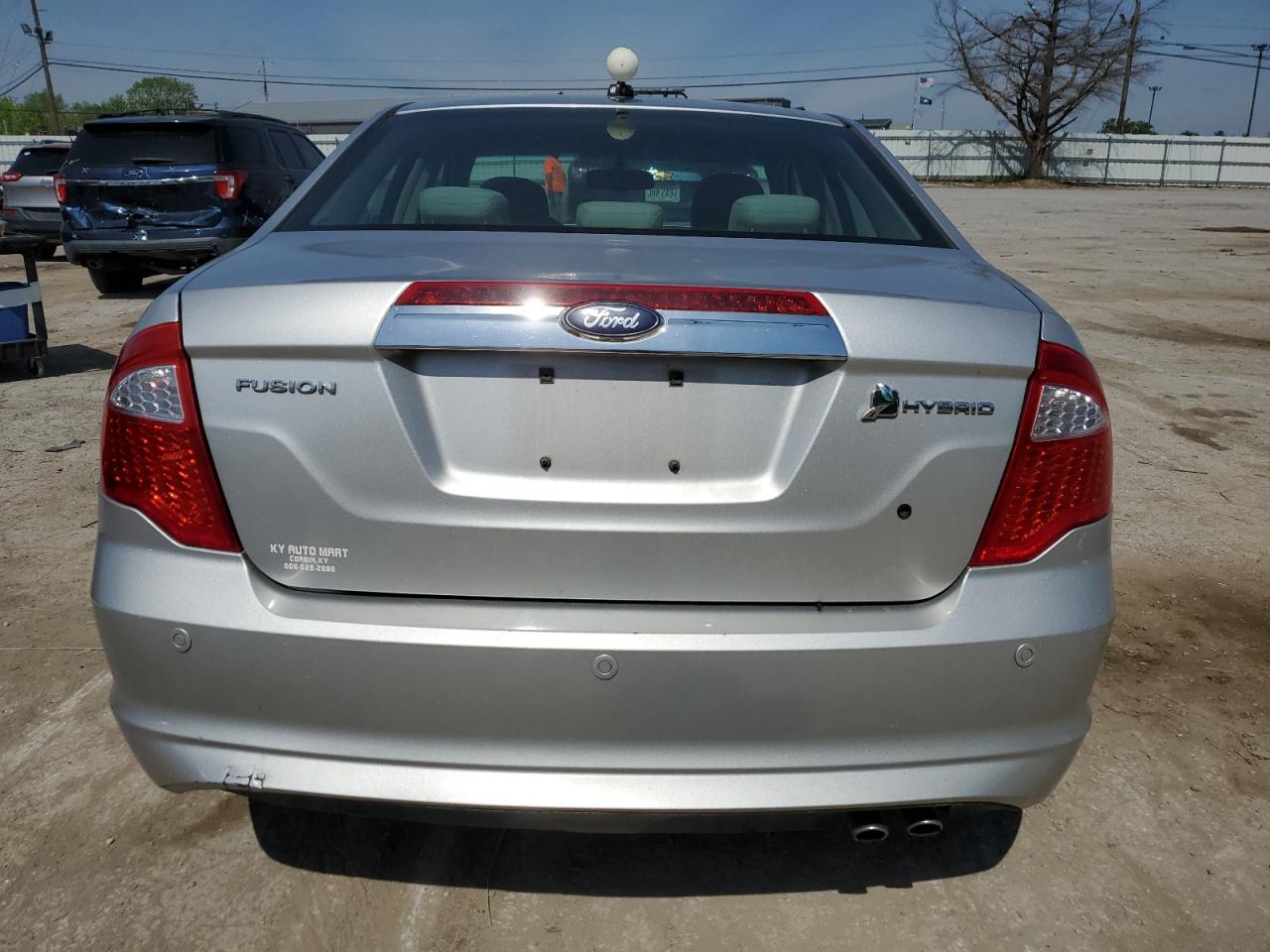 2010 Ford Fusion Hybrid VIN: 3FADP0L3XAR396481 Lot: 52751564