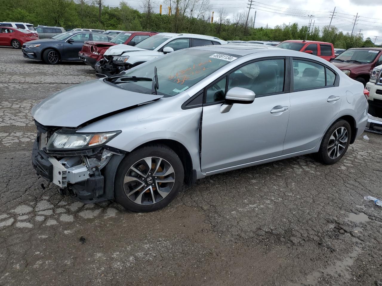 2015 Honda Civic Ex VIN: 19XFB2F86FE018869 Lot: 49381134