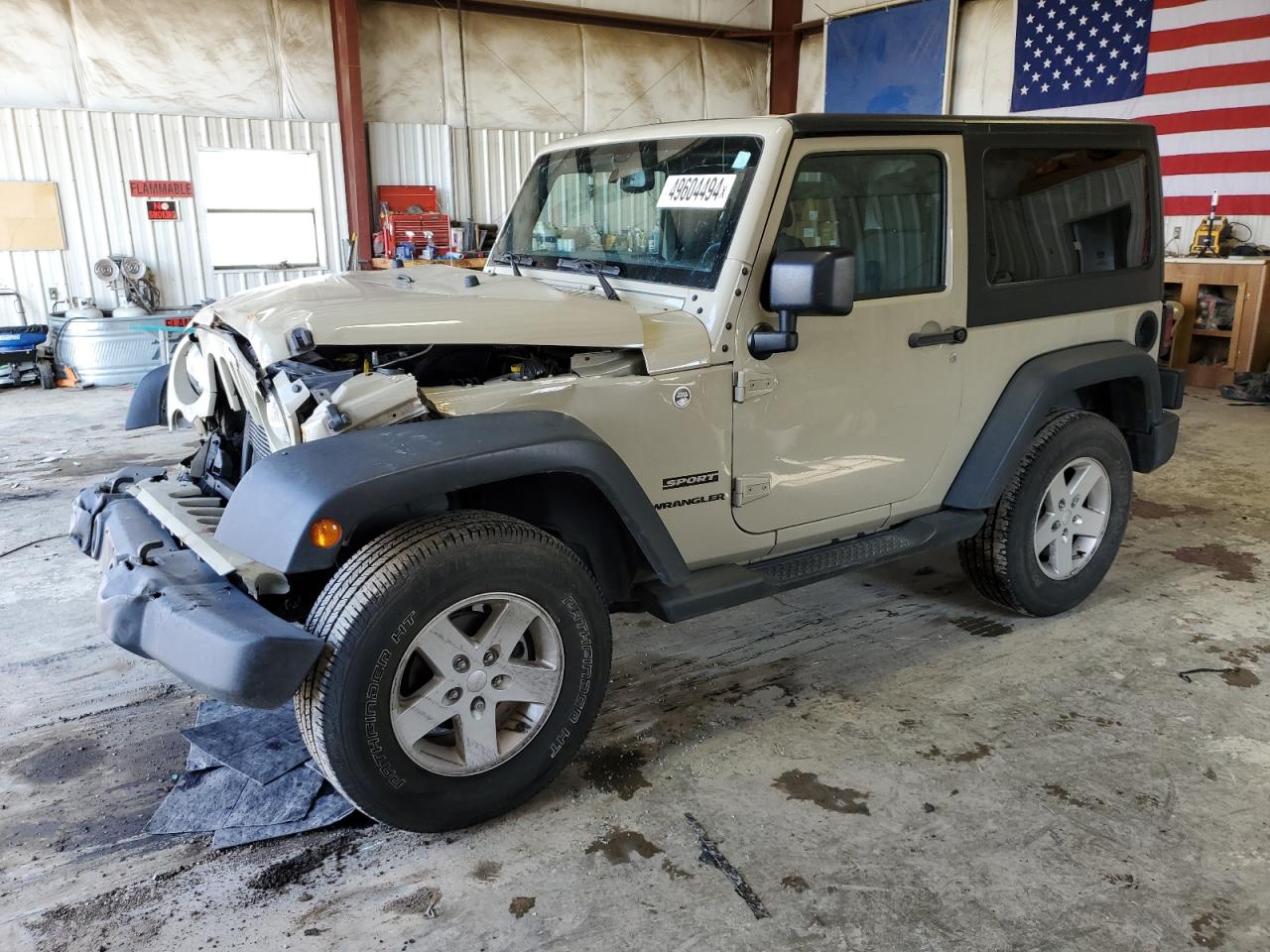 2017 Jeep Wrangler Sport VIN: 1C4AJWAG9HL637334 Lot: 49604494