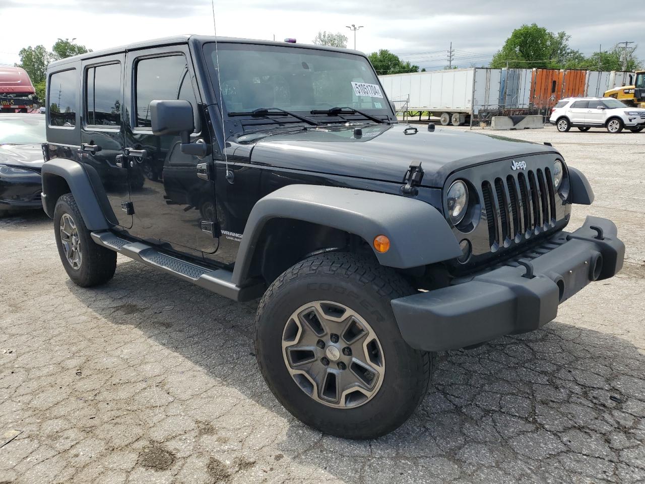 2014 Jeep Wrangler Unlimited Sport VIN: 1C4BJWDG6EL320381 Lot: 51051704