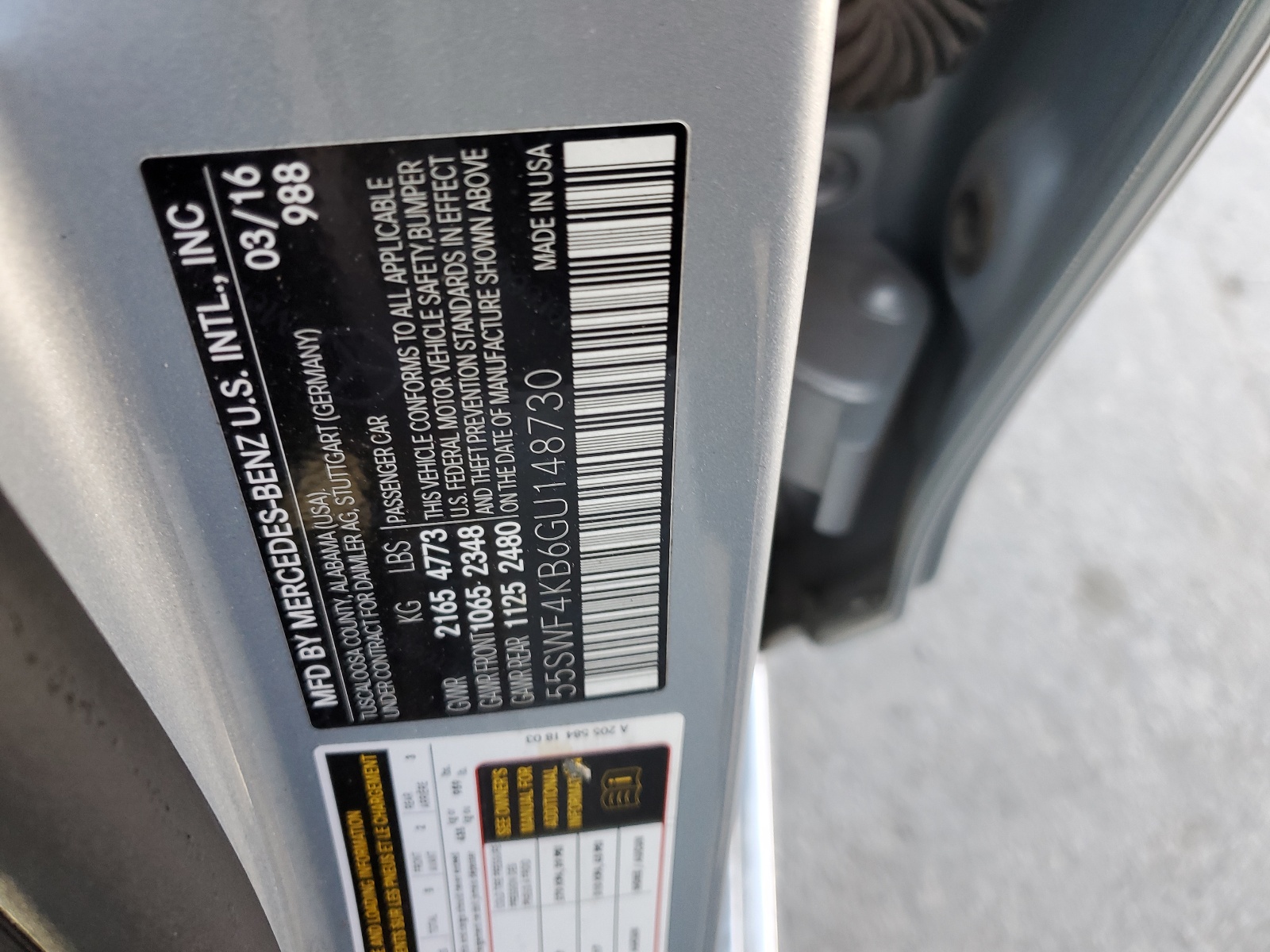 55SWF4KB6GU148730 2016 Mercedes-Benz C 300 4Matic