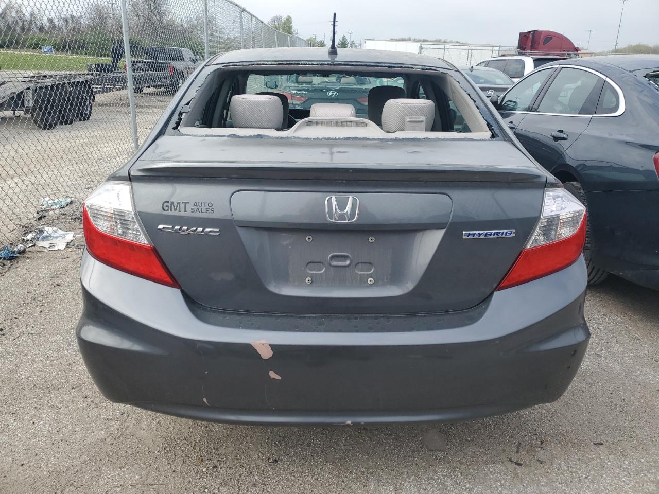 2012 Honda Civic Hybrid VIN: JHMFB4F21CS004277 Lot: 49142104