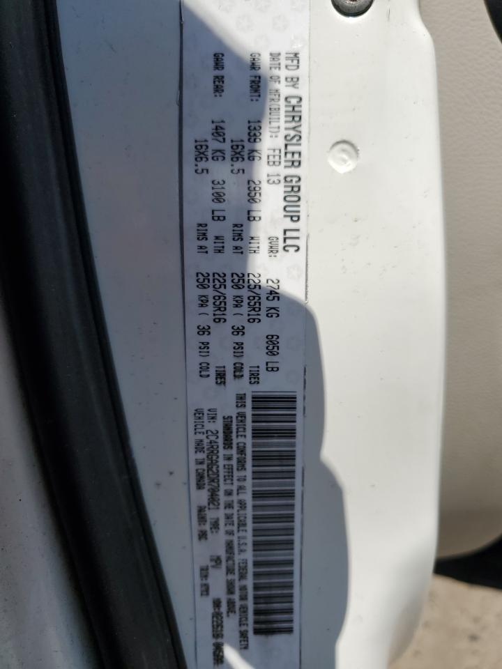 2C4RDGCG1DR627041 2013 Dodge Grand Caravan Sxt