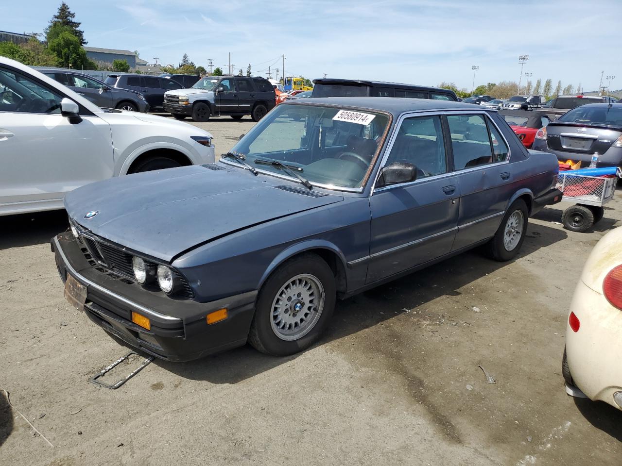 1986 BMW 528 E Automatic VIN: WBADK8301G9705124 Lot: 50580914