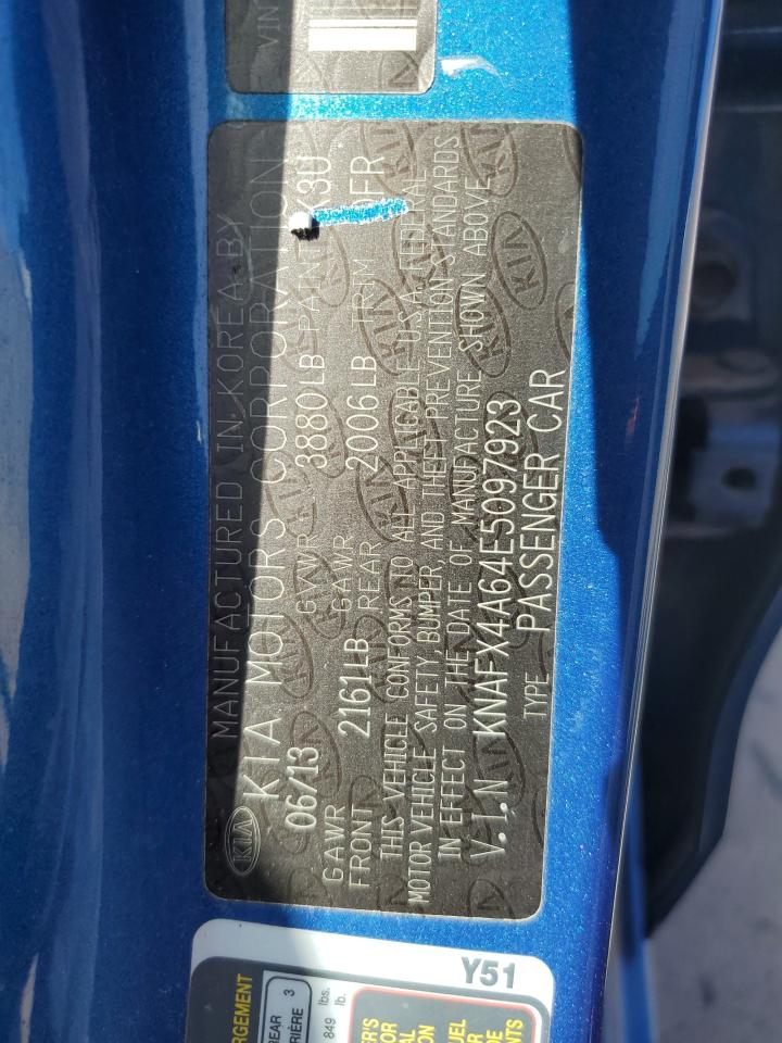 2014 Kia Forte Lx VIN: KNAFX4A64E5097923 Lot: 49820924