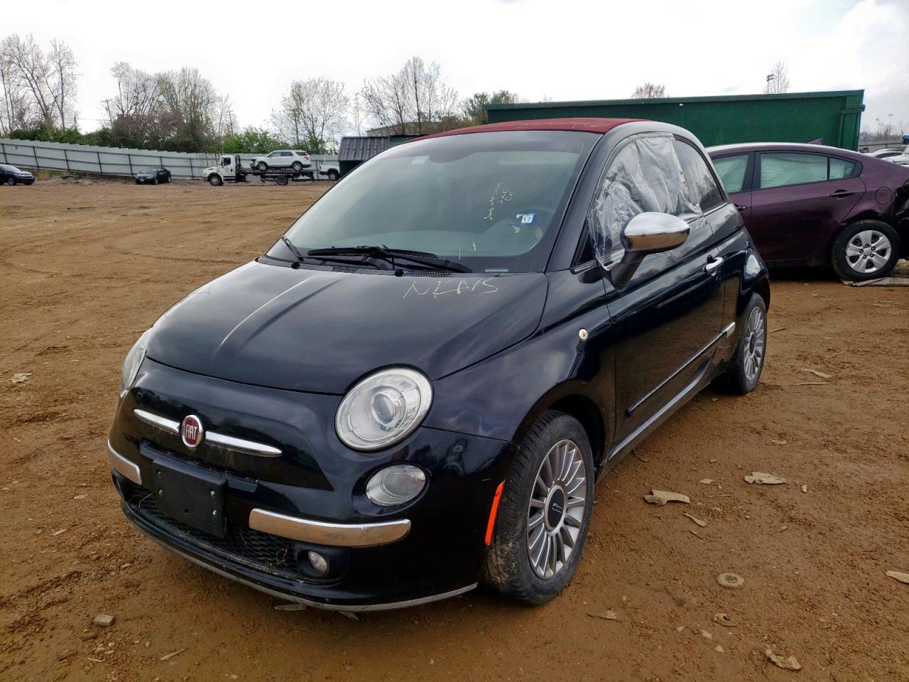 2013 Fiat 500 Lounge VIN: 3C3CFFER5DT664944 Lot: 51262494