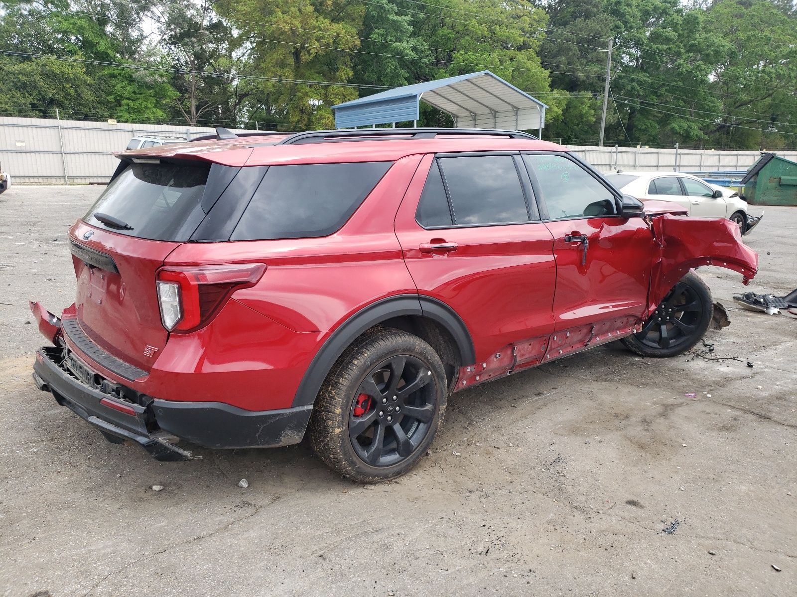 2023 Ford Explorer St vin: 1FM5K8GC9PGA40475