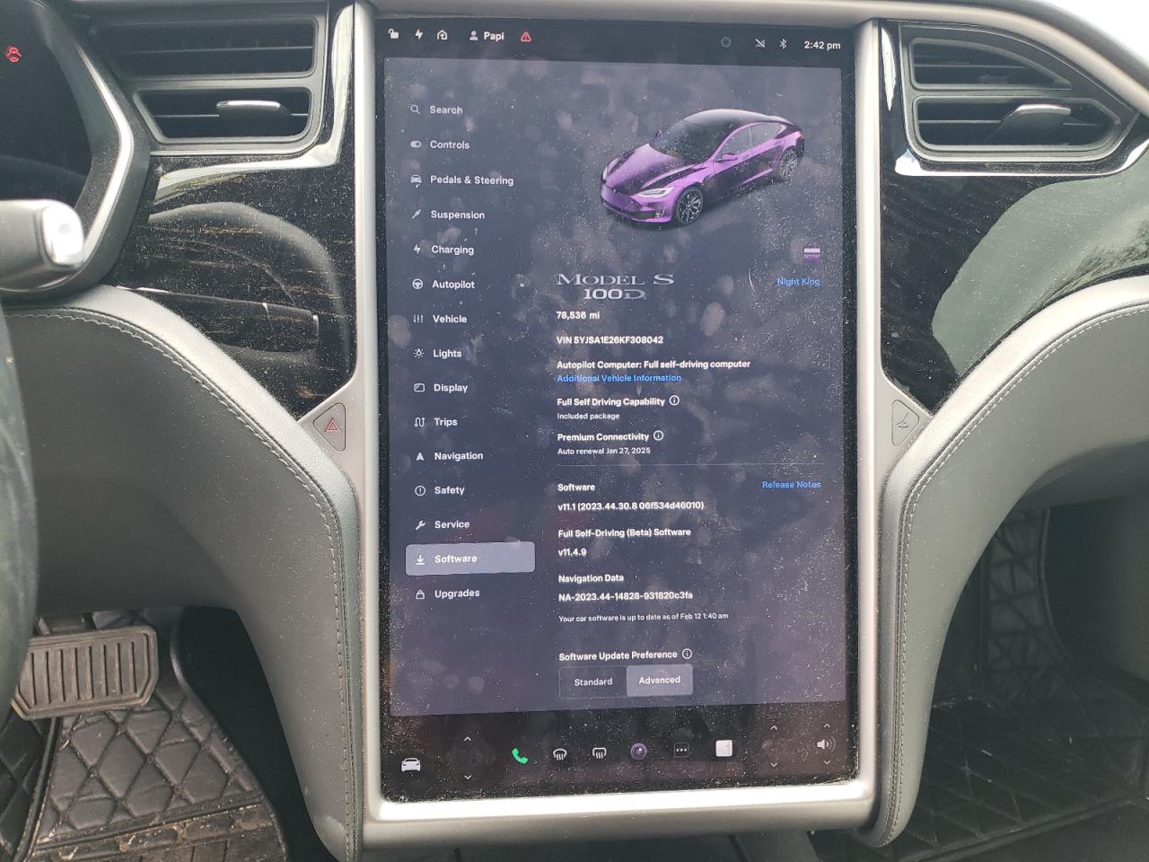 5YJSA1E26KF308042 2019 Tesla Model S