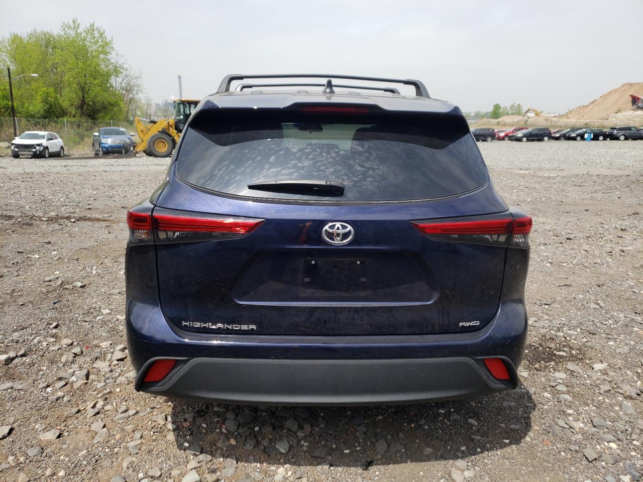 2022 Toyota Highlander L VIN: 5TDCZRBH0NS582664 Lot: 52276834