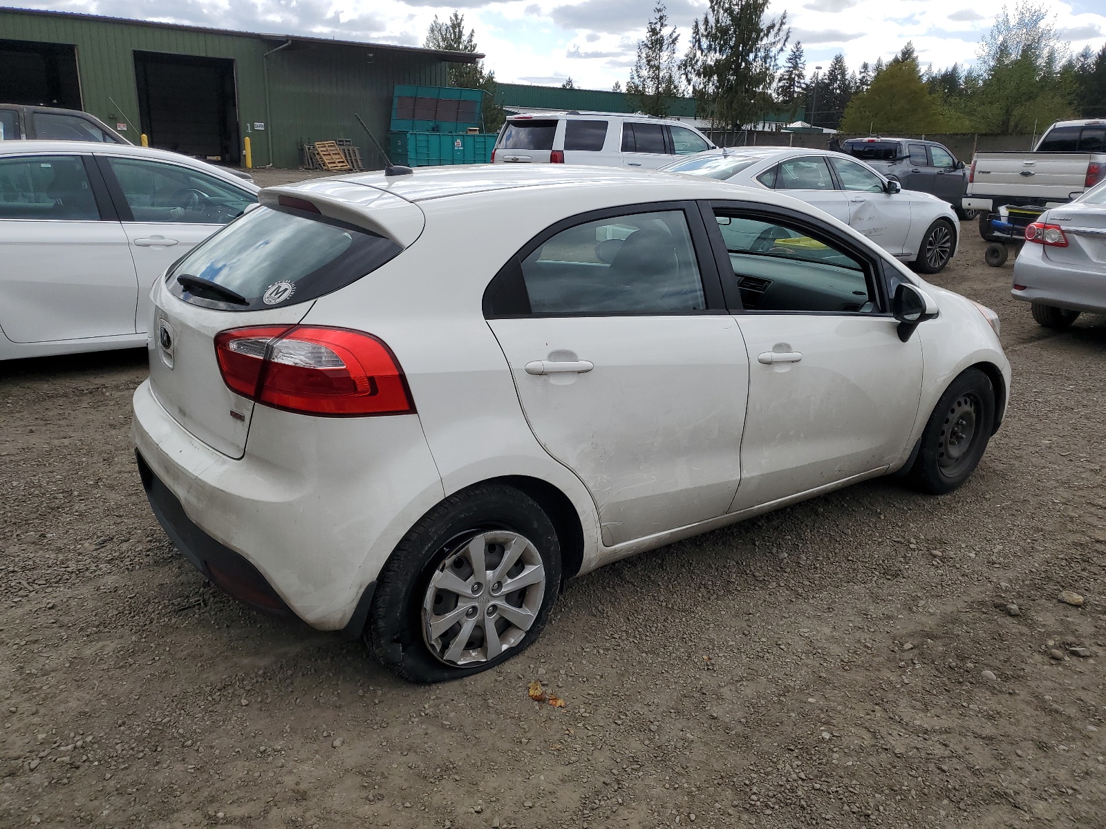 2014 Kia Rio Lx vin: KNADM5A3XE6333982