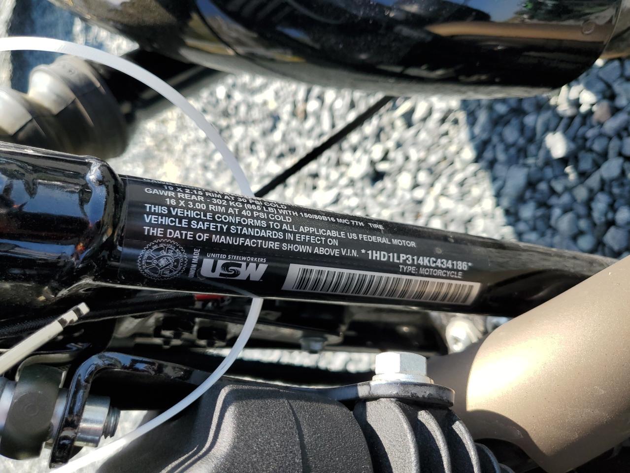 2019 Harley-Davidson Xl1200 Ns VIN: 1HD1LP314KC434186 Lot: 48875474