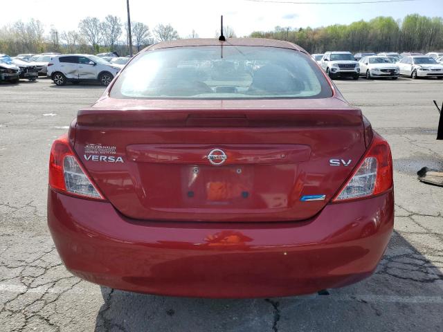  NISSAN VERSA 2014 Red