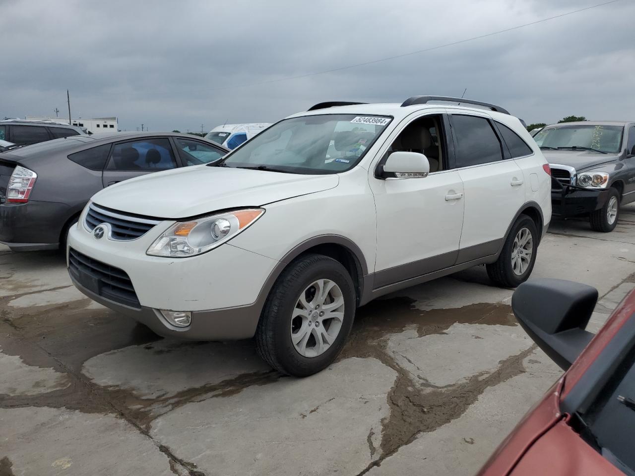 2012 Hyundai Veracruz Gls на продаже в Grand Prairie, TX - Hail