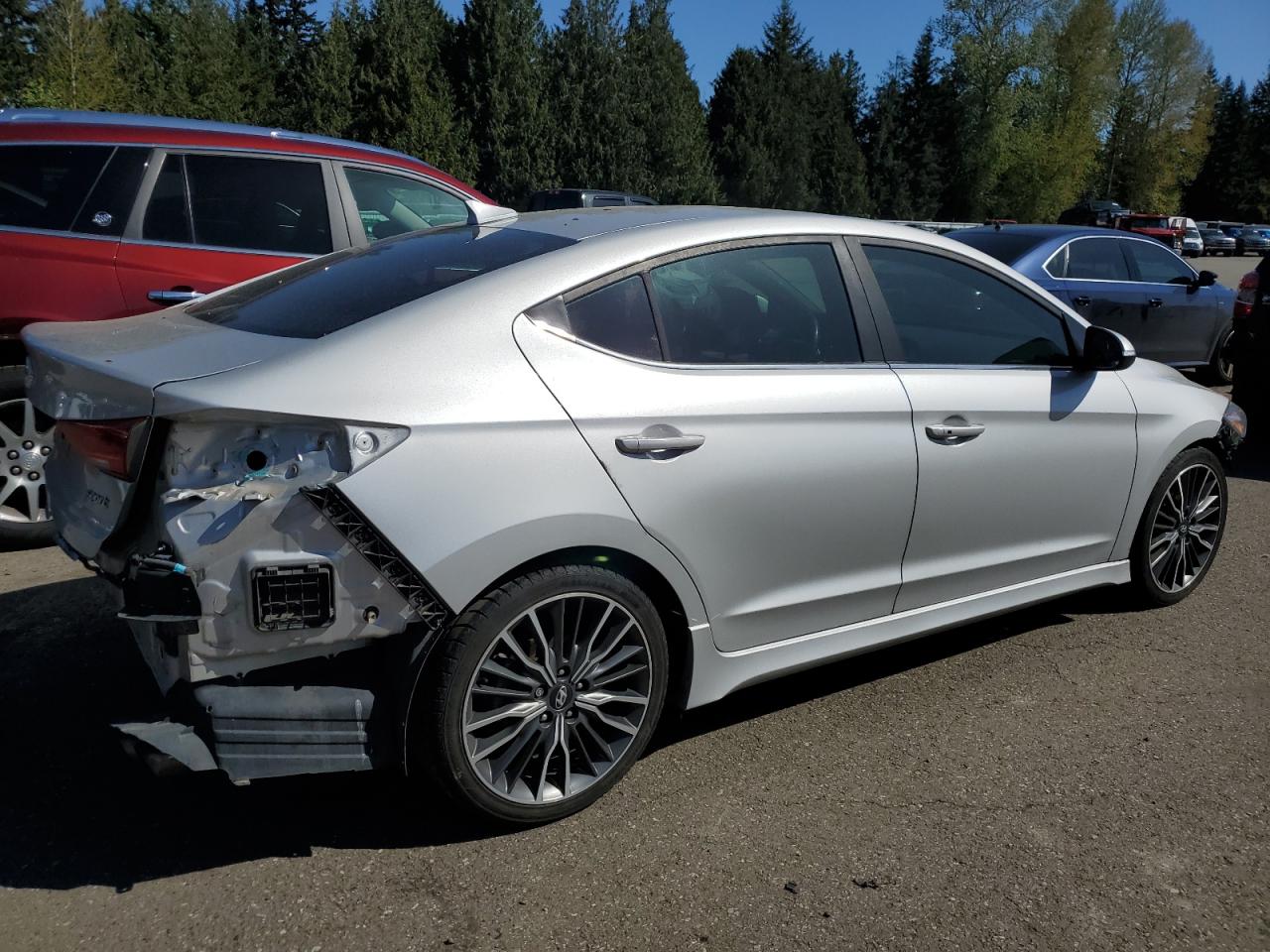 2018 Hyundai Elantra Sport VIN: KMHD04LBXJU678380 Lot: 50989764