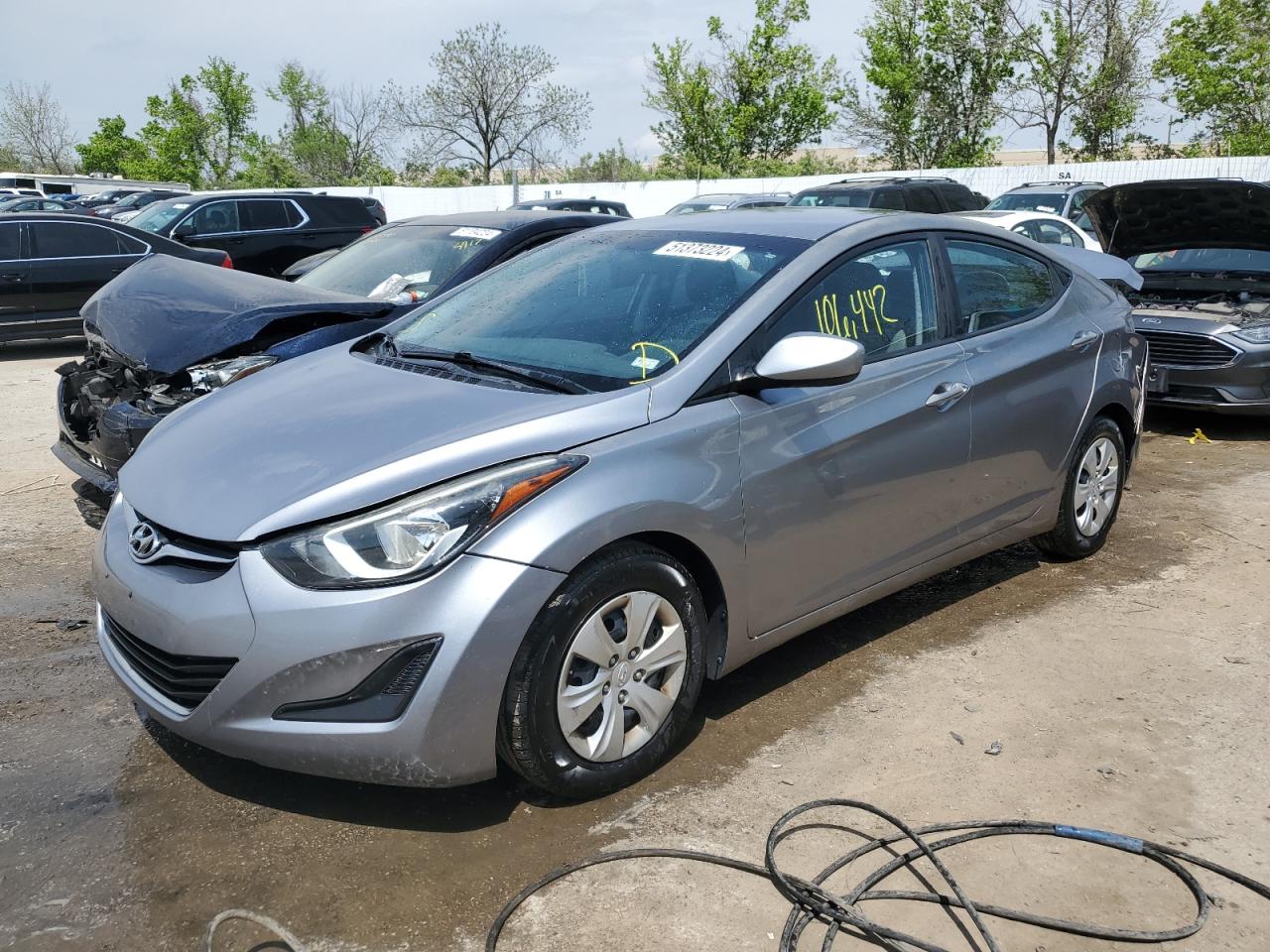 2016 Hyundai Elantra Se VIN: 5NPDH4AE6GH746655 Lot: 51373224