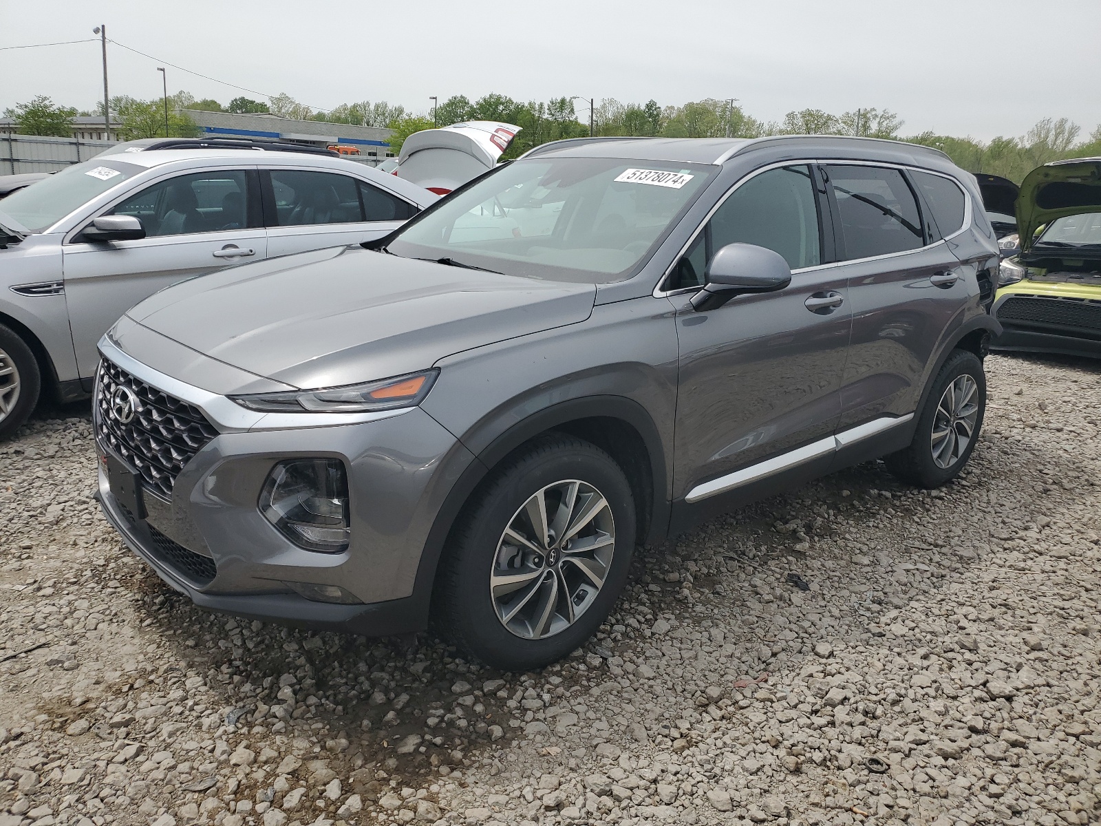 2019 Hyundai Santa Fe Sel vin: 5NMS3CAD3KH028493