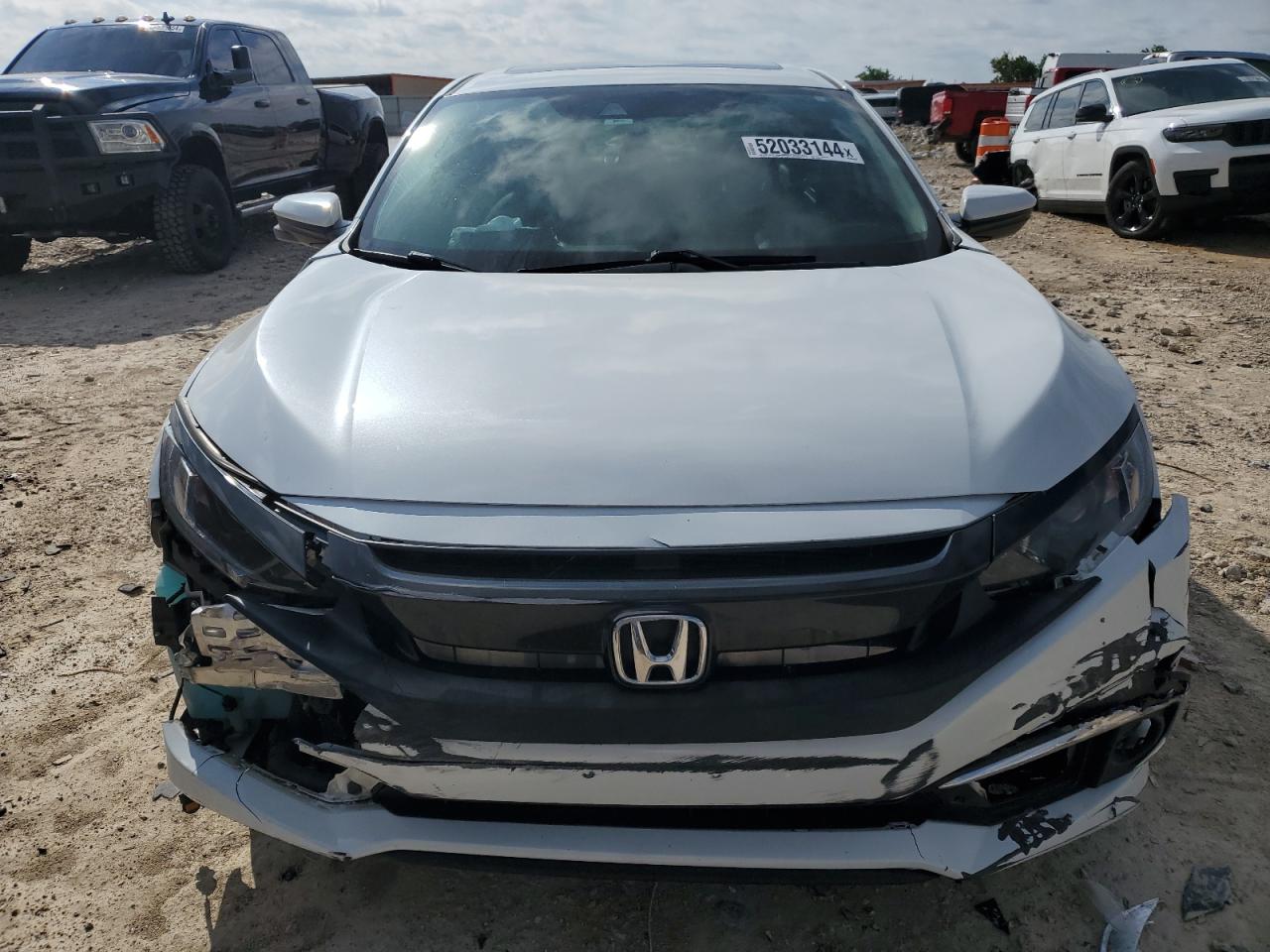 2019 Honda Civic Exl VIN: JHMFC1F76KX012822 Lot: 52033144