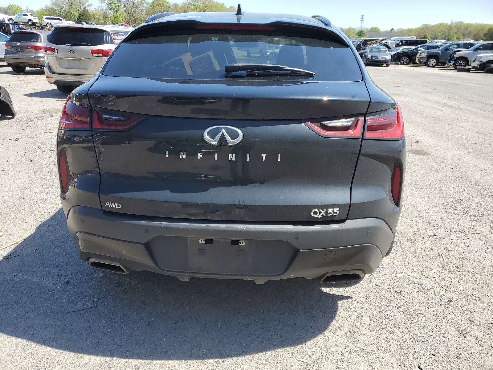 3PCAJ5J37NF103660 2022 Infiniti Qx55 Luxe