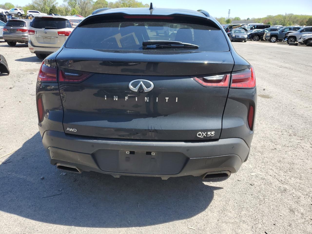 2022 Infiniti Qx55 Luxe VIN: 3PCAJ5J37NF103660 Lot: 50426724