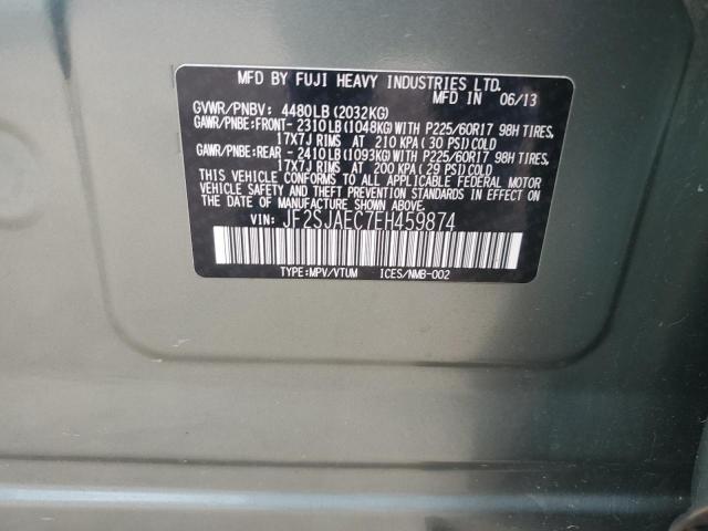 2014 SUBARU FORESTER 2 JF2SJAEC7EH459874  50723504