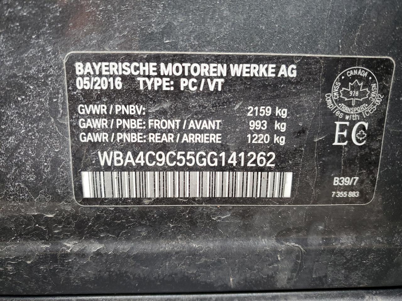 WBA4C9C55GG141262 2016 BMW 4 SERIES - Image 13