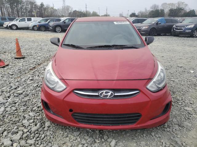  HYUNDAI ACCENT 2015 Red