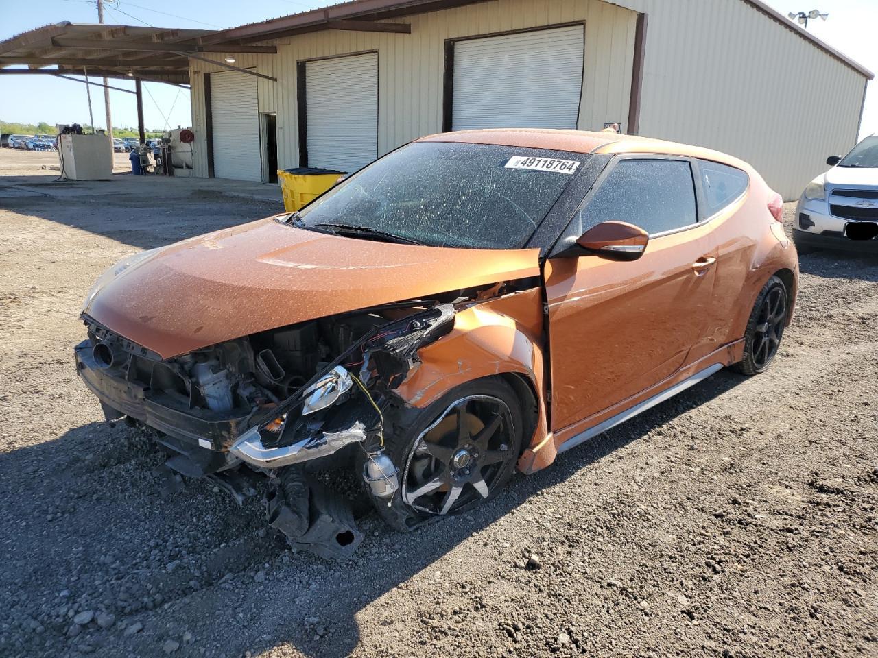 2016 Hyundai Veloster Turbo na sprzedaż w Temple, TX - Front End