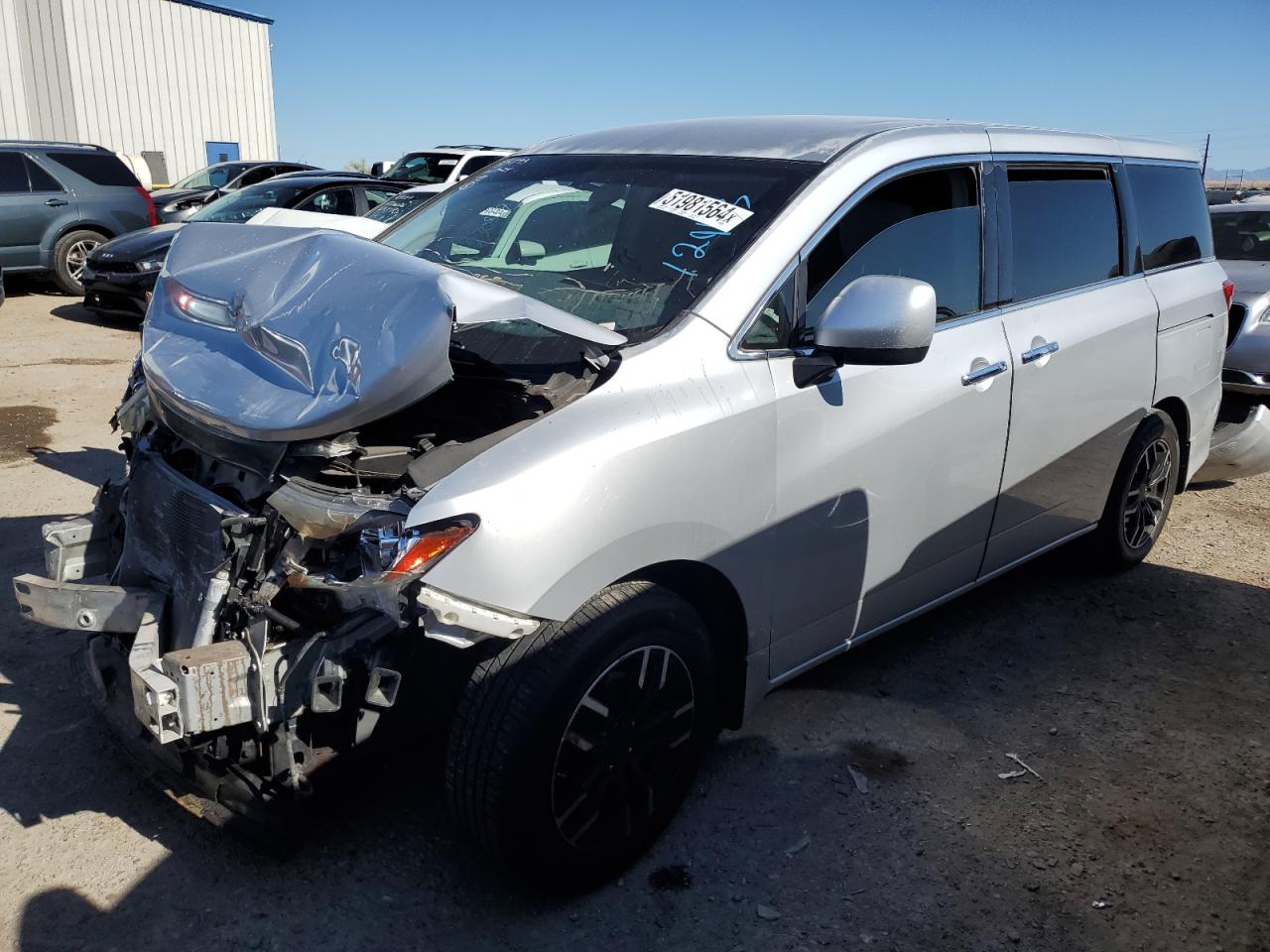 2015 Nissan Quest S VIN: JN8AE2KP3F9129113 Lot: 51981564
