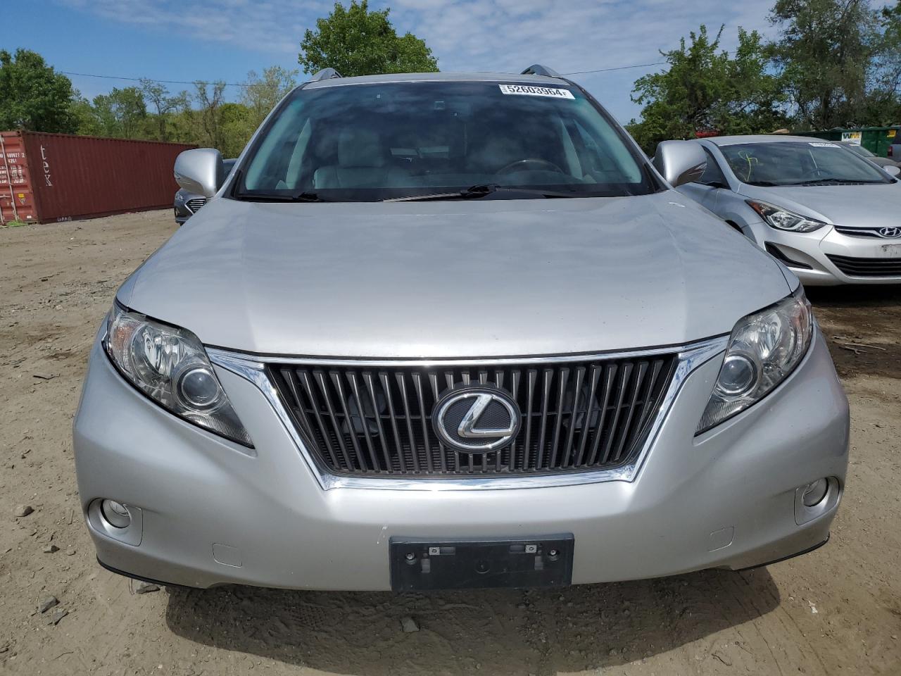 2010 Lexus Rx 350 VIN: 2T2BK1BA4AC060977 Lot: 52603964