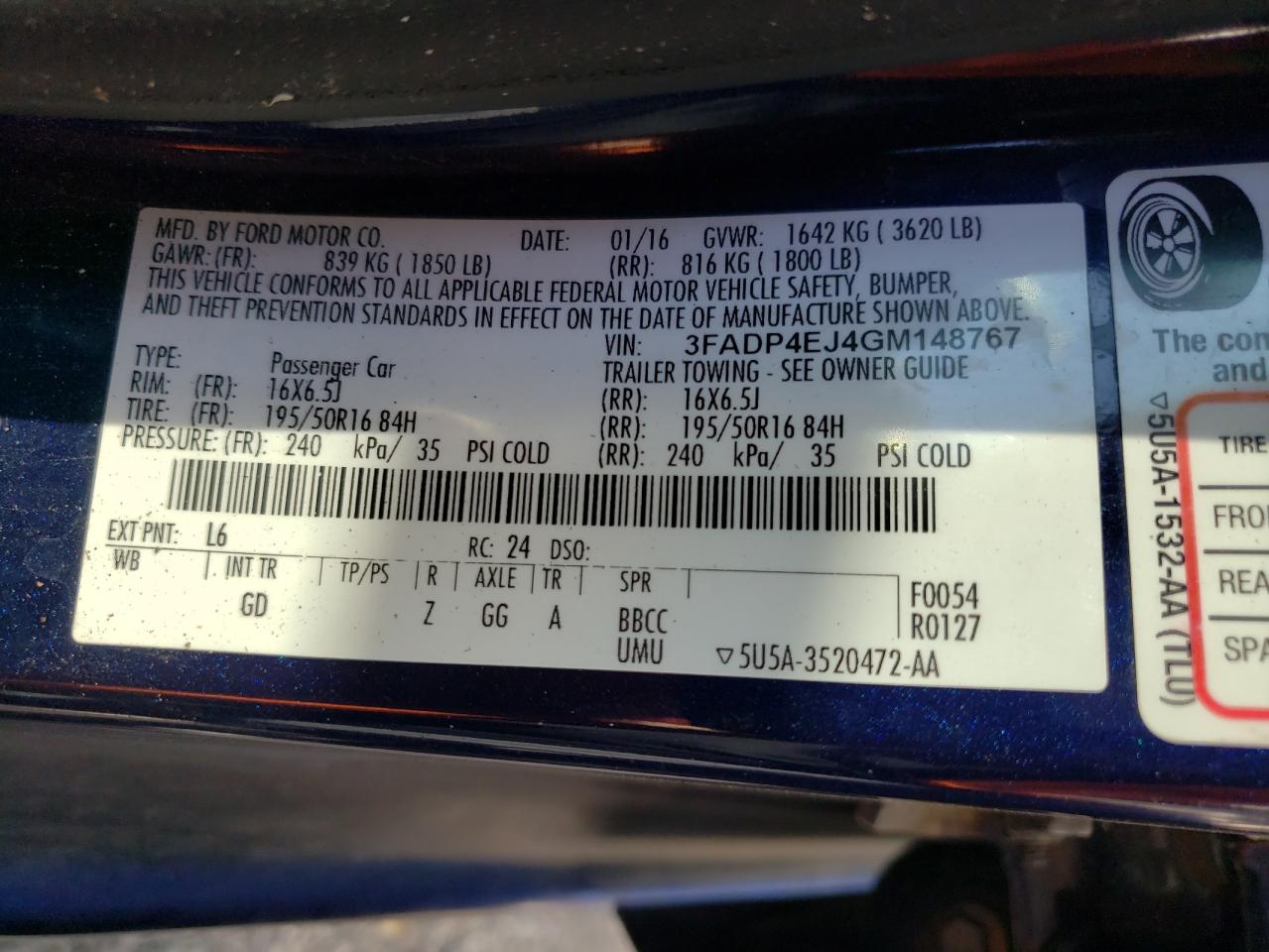 2016 Ford Fiesta - Image 12