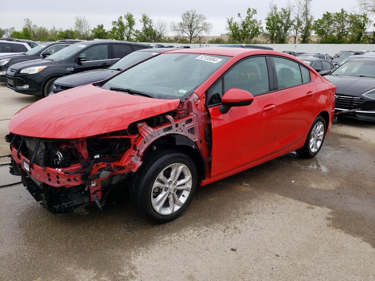 2019 Chevrolet Cruze Ls VIN: 1G1BC5SM1K7141496 Lot: 52135954